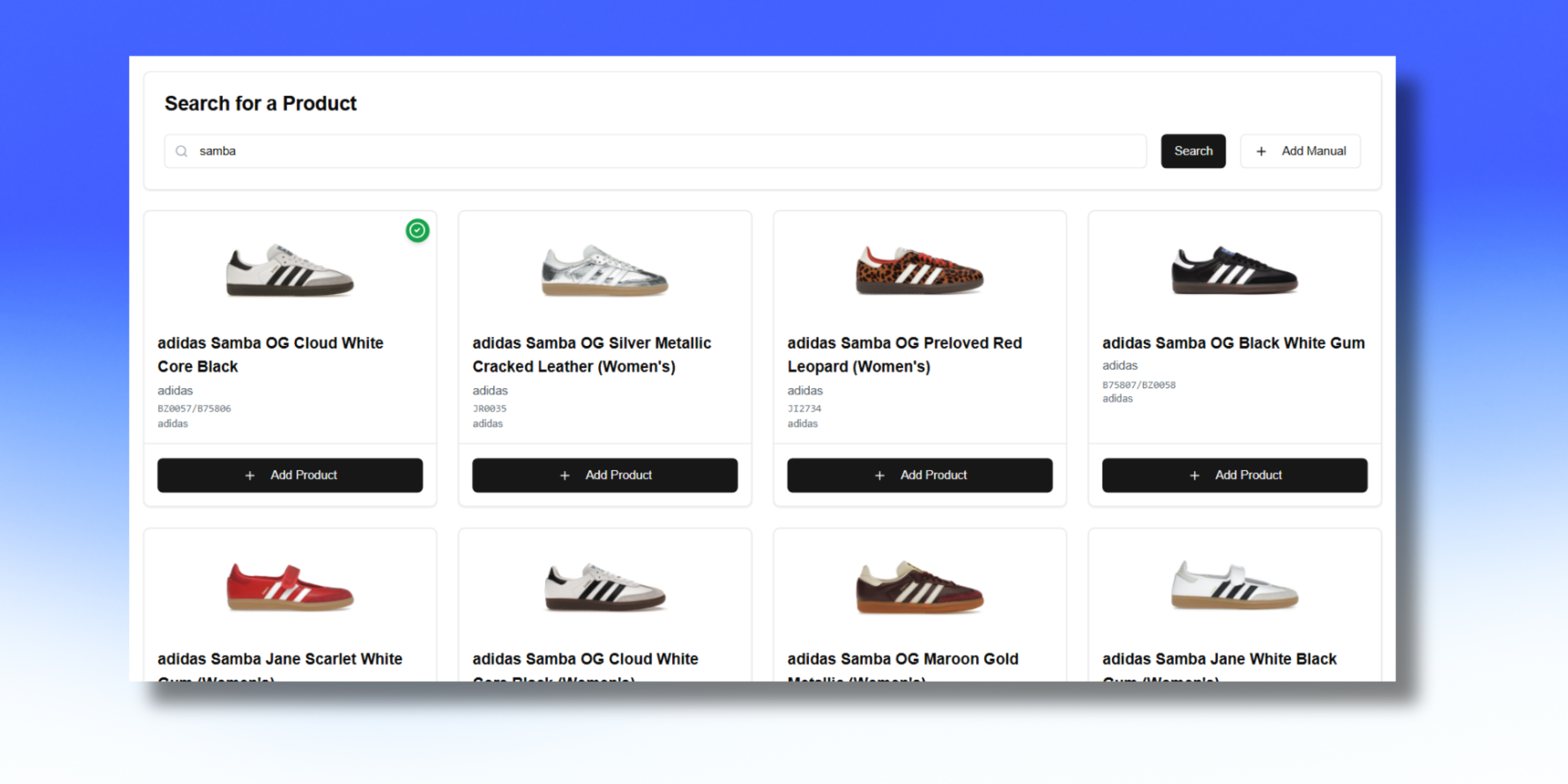 StockX Integration Interface